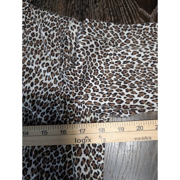 Talbots Safari Cheetah Print Button Up Shirt 10P - Picture 6 of 7